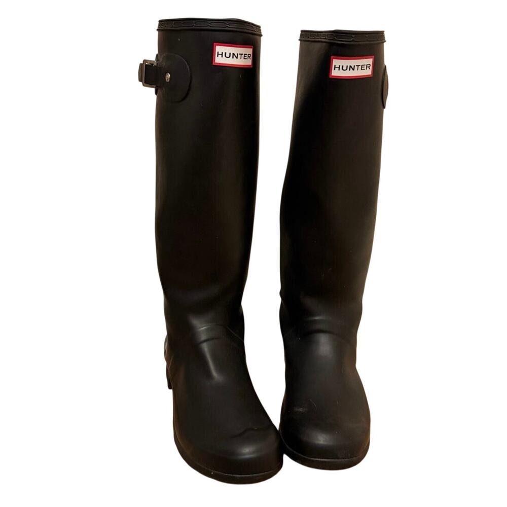 Hunter Rain Boots Black Size 10